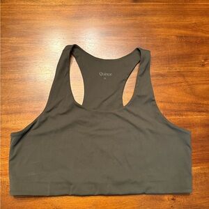 Brand New Without Tags Quince Olive Green Sports Bra XL